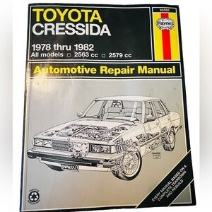 Haynes Vintage Repair Manual: Toyota Cressida #92050 1978-1982